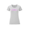 SEBA Women Tee Shirt in Grey/Pink