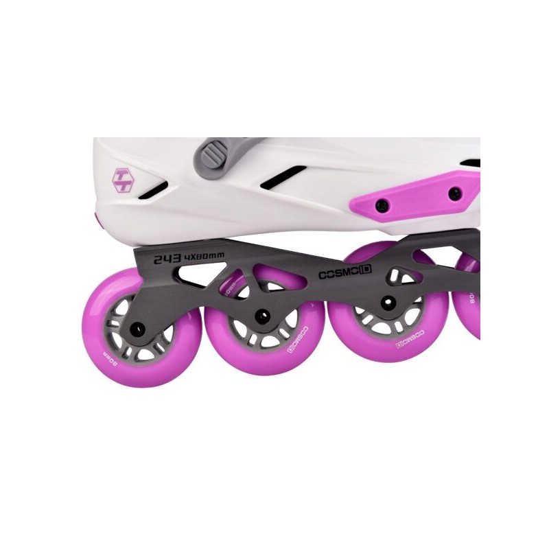 COSMO-ID TT 4X80mm WHITE/PINK