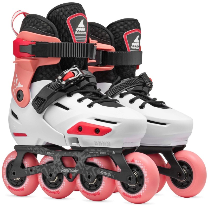 Patines Rollerblade Apex Platino/corallo