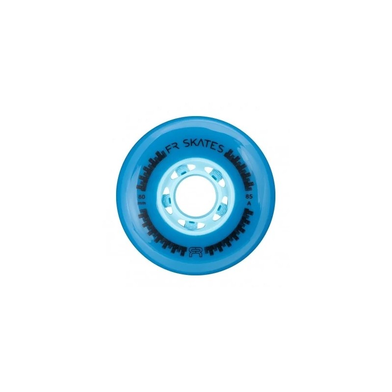 FR - DOWNTOWN WHEEL 68mm - 80mm - 85A - PACK OF 4 80mm Blue/Light Blue