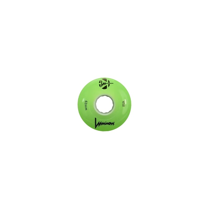 LUMINOUS - LED QUAD WHEELS x 4 - 62mm/85A - PROMO 40% 62mm All Stars