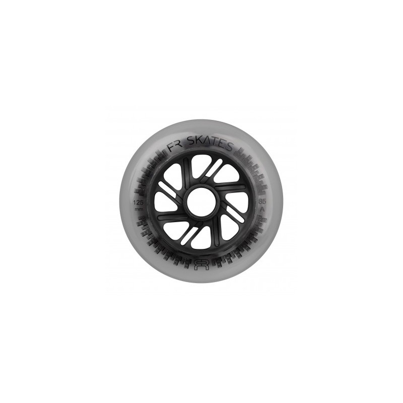 FR - DOWNTOWN WHEEL 110mm - 125mm - 85A - PACK OF 3 Black 110mm