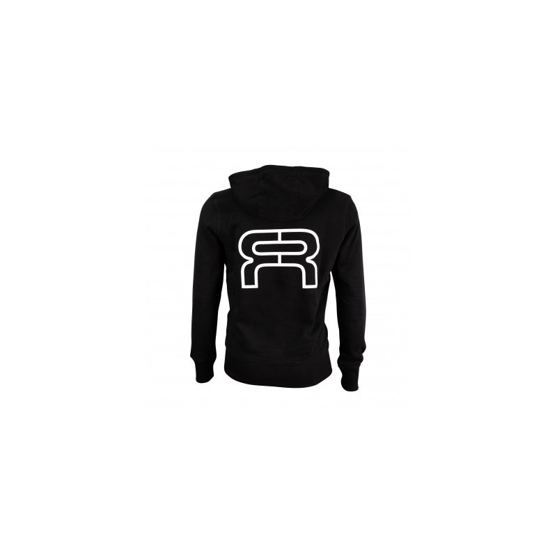 FR - CLASSIC LOGO ZIPPER HOODIE XS Black