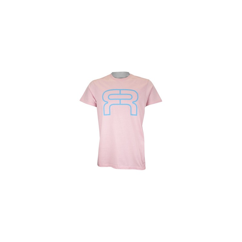 FR - CLASSIC LOGO TSHIRT - WOMAN XS Pink - Blue
