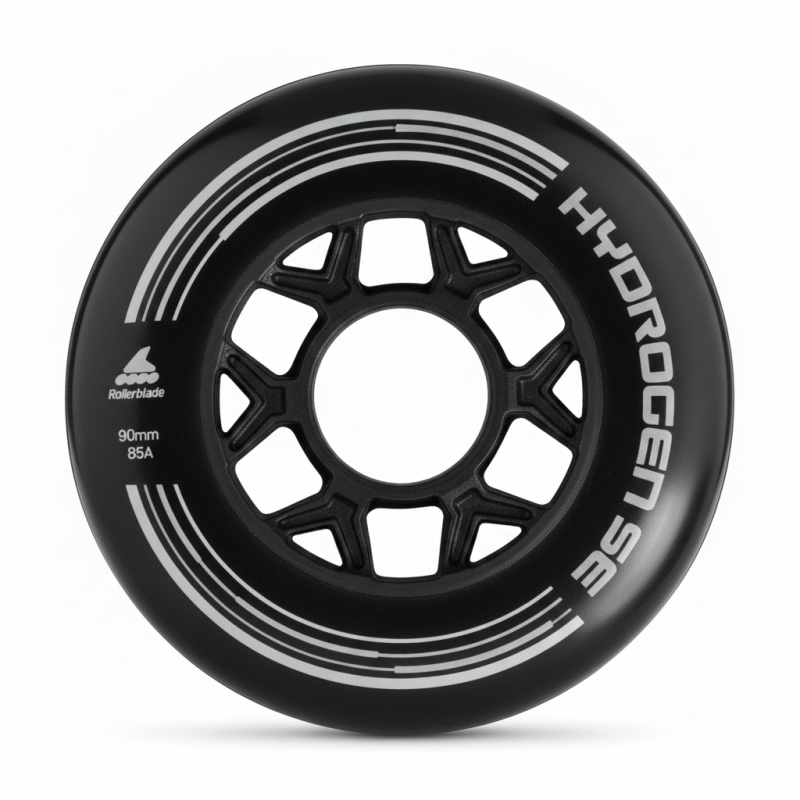RUEDAS HYDROGEN SE NEGRAS 90MM (8PCS)
