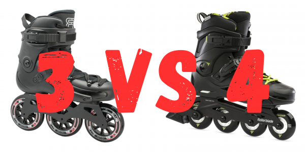 Diferencia entre patines de 3 ruedas o 4 ruedas