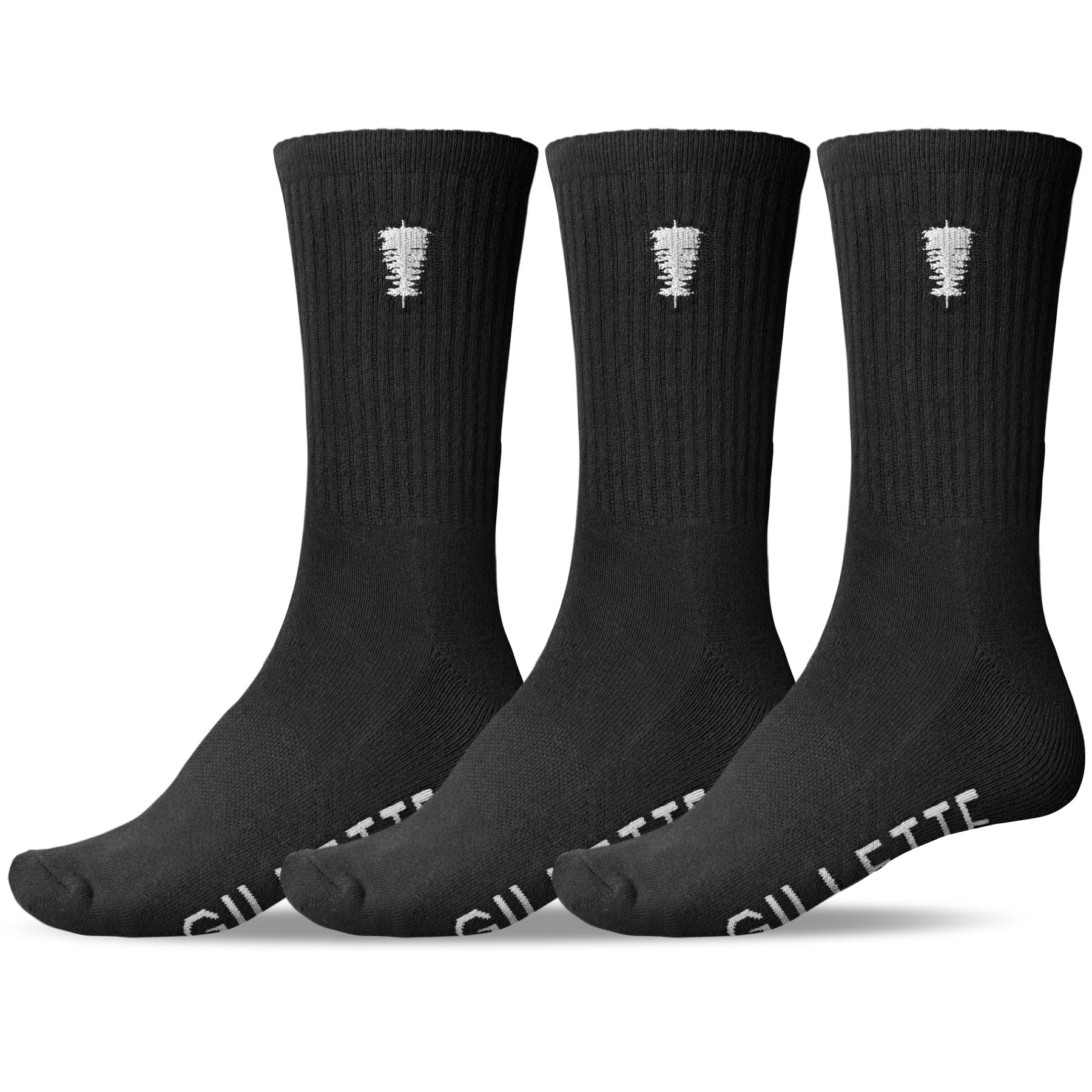 GILLETTE CREW SOCK 3PACK
