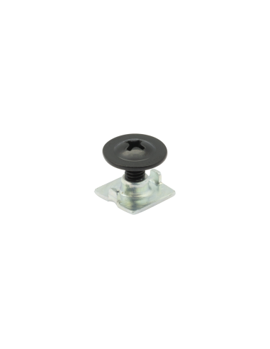 FR - AXS/EZX MIDDLE BUCKLE SCREW (MALE + FEMALE) - BLACK Black
