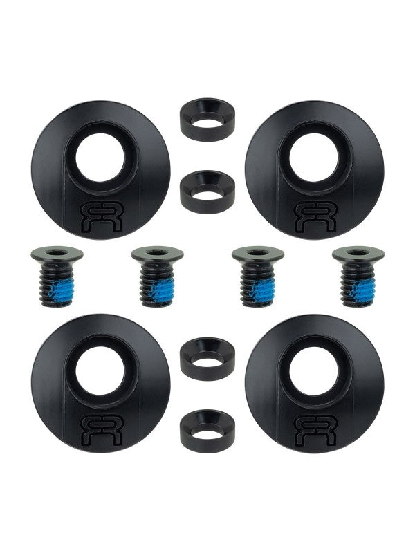 FR - SPOILER BUTTON - NEO (KIT OF 4) Black