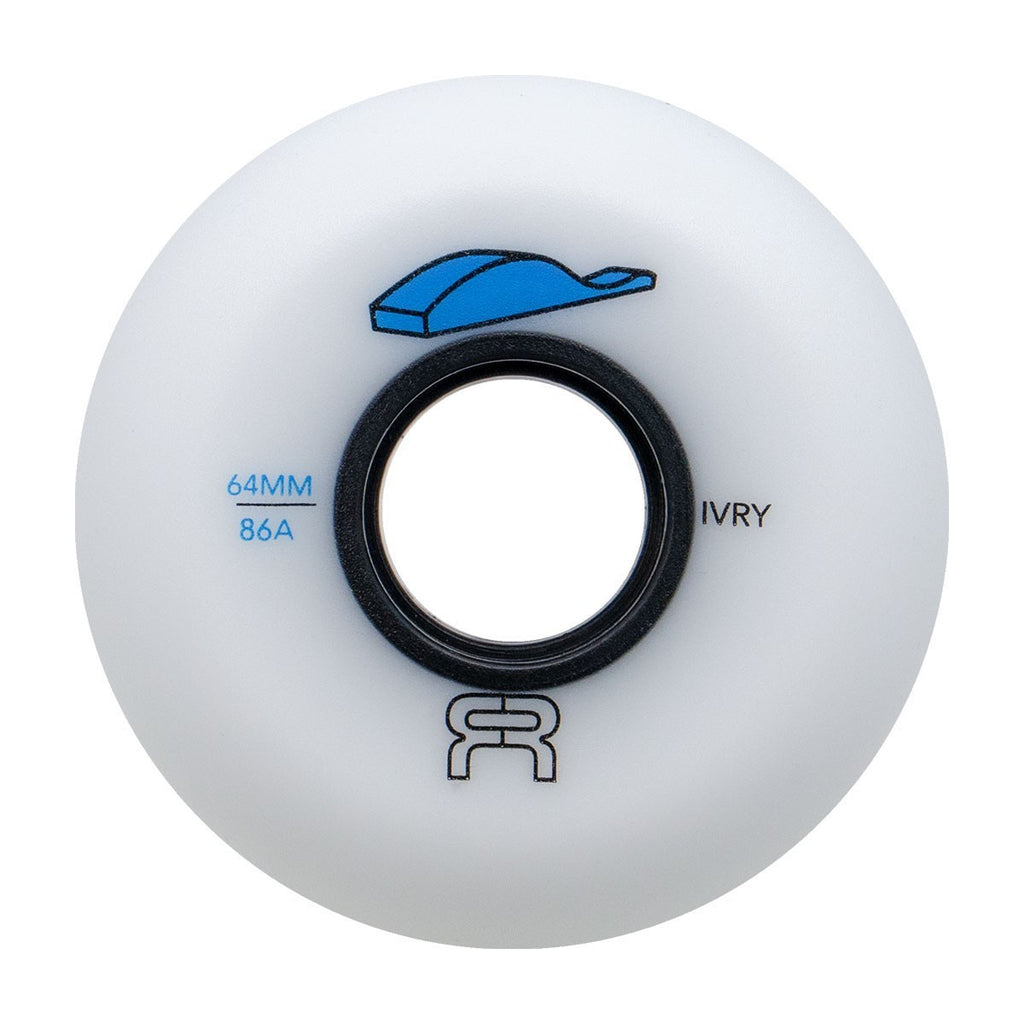 FR - IVRY WHEELS - 86A - WHITE/BLACK - PACK OF 4 6