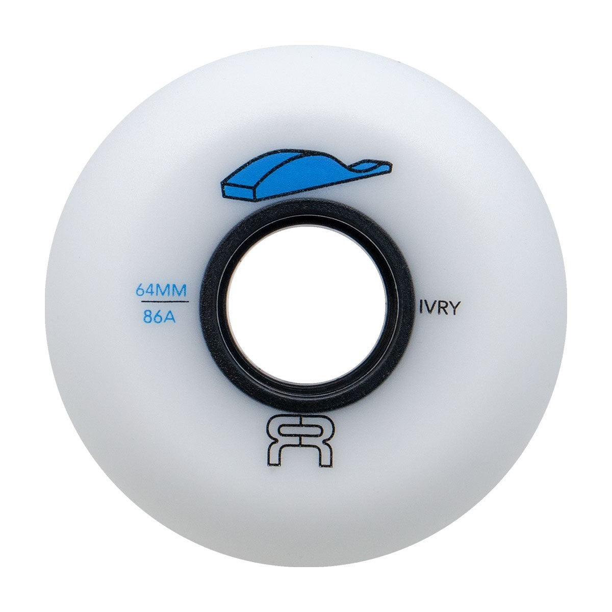 FR - IVRY WHEELS - 86A - WHITE/BLACK - PACK OF 4 6