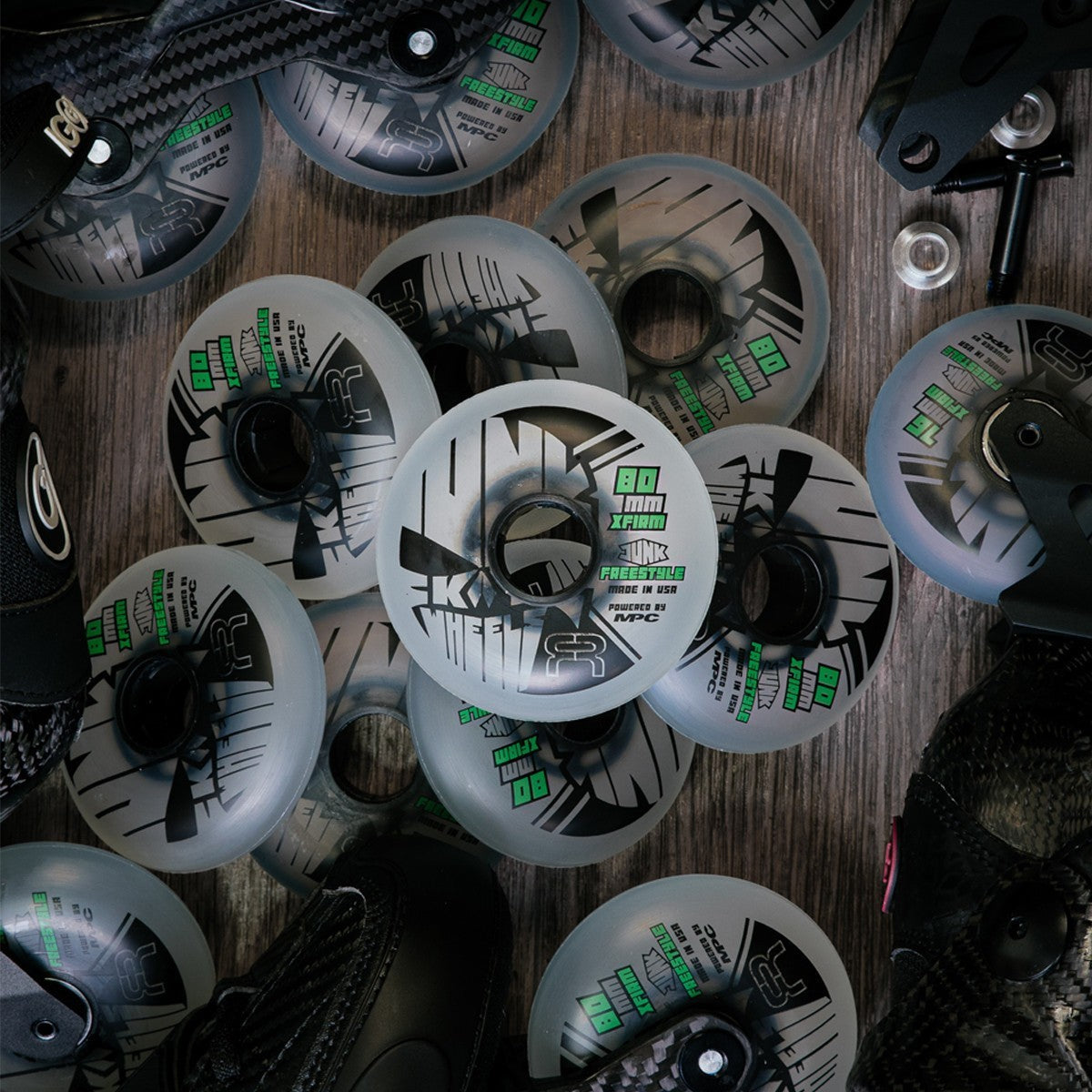 FR - JUNK FREESTYLE MPC WHEELS - X-Firm - NATURAL - PACK OF 8