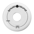 FR - ROUND - FLAT - WHEELS - 88A - PACK OF 4 White 72mm