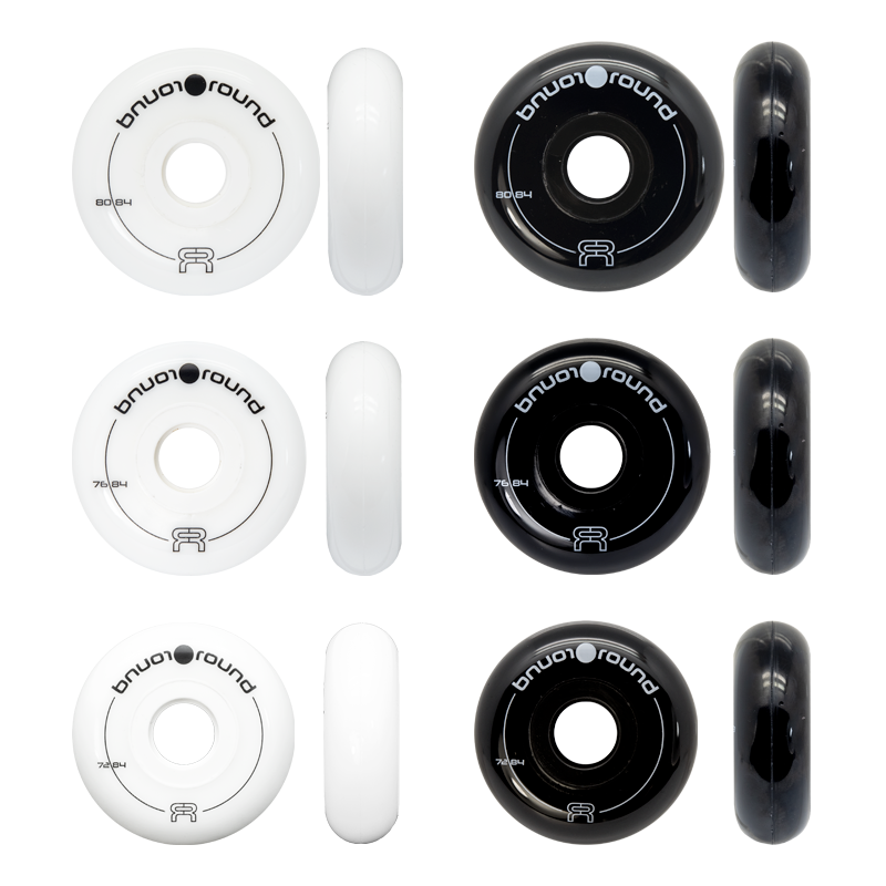 FR - ROUND WHEELS - 84A - PACK OF 4