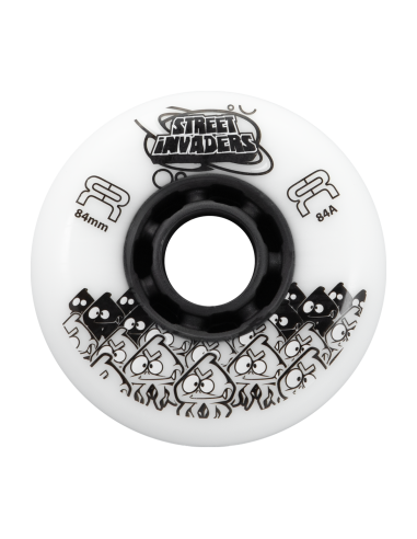 FR - STREET INVADERS WHEEL ROUND PROFILE 84/84A - 4 PACK White