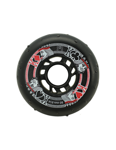 FR - STREET KINGS WHEEL - SPARKLING - 85A - PACK OF 4 Black 80mm