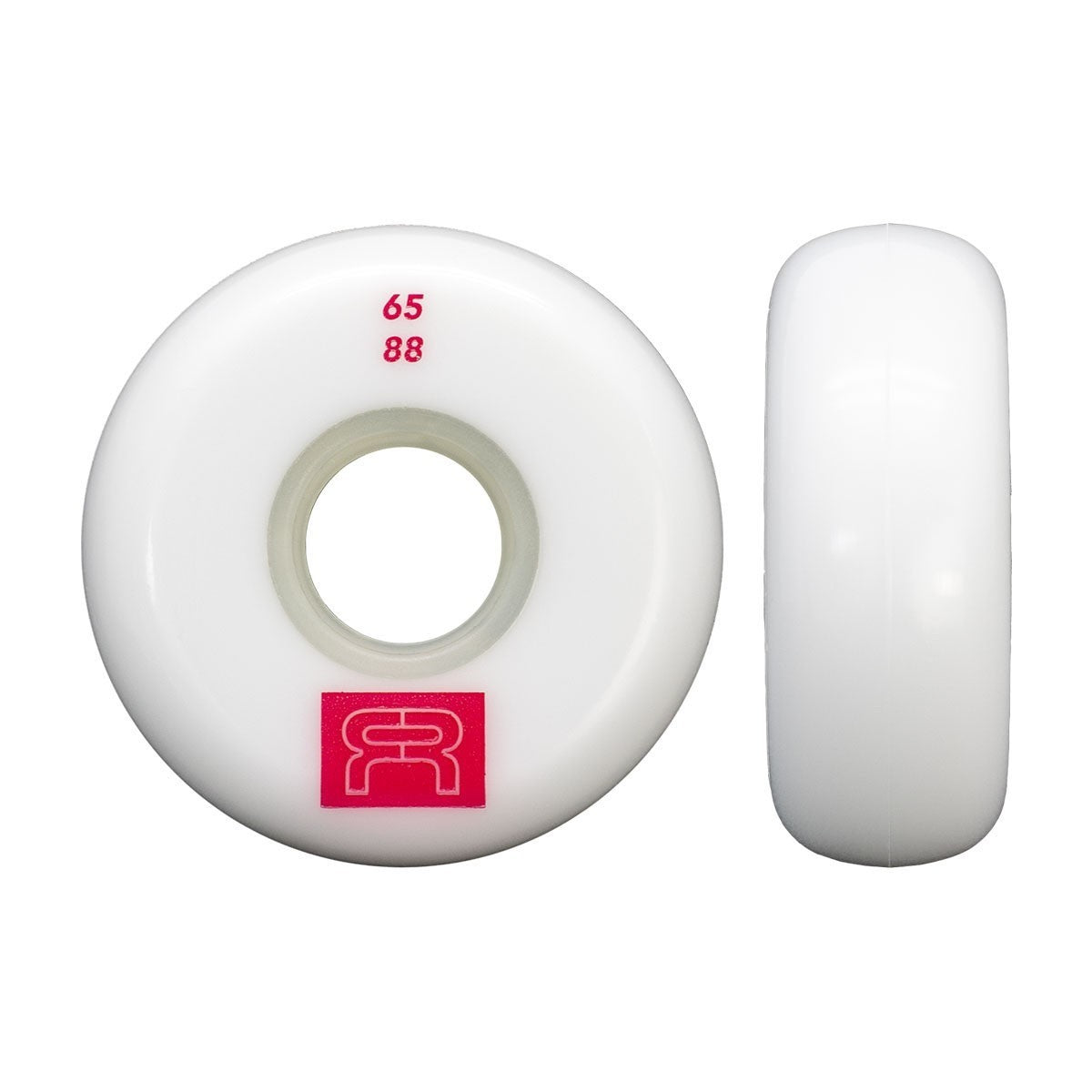 FR - THE REC STREET WHEELS - 88A - PACK OF 4 White