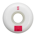 FR - THE REC STREET WHEELS - 88A - PACK OF 4 White