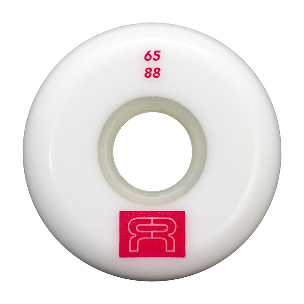 FR - THE REC STREET WHEELS - 88A - PACK OF 4 White