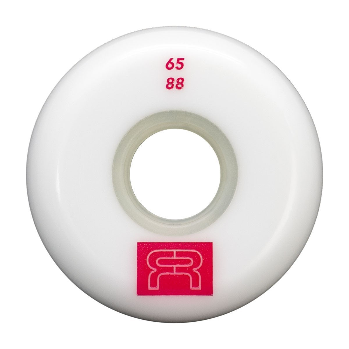 FR - THE REC STREET WHEELS - 88A - PACK OF 4 White