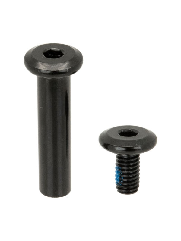 EN - UFRST SERRATED 2 PIECE AXLE - STEEL - BLACK x1 Black