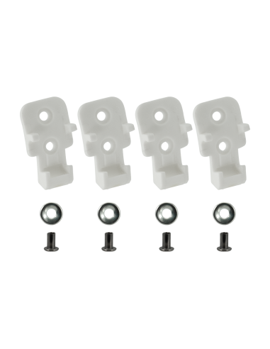 JUNIOR STRAP BUCKLE PAD WHITE X4 White