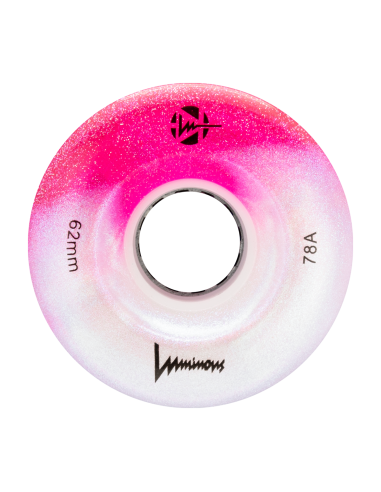 LUMINOUS - LED QUAD WHEELS x 4 - 62mm/78A
