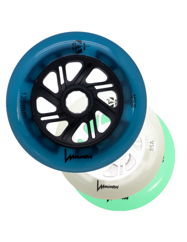 LUMINOUS - LED WHEEL - 125mm/85A - PACK OF 3
