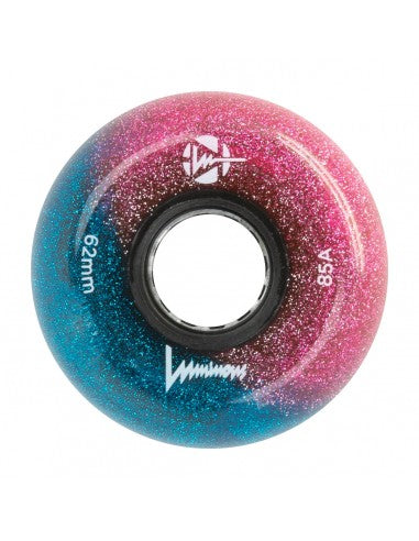 LUMINOUS - LED WHEELS - 62mm/85A - GALAXY - x4 62mm Galaxy