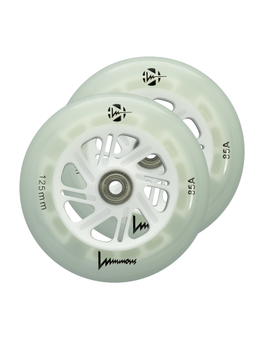 LUMINOUS SCOOTER PACK - 2x125mm/85A GLOW + 4xMW7 TWINCAM White Glow